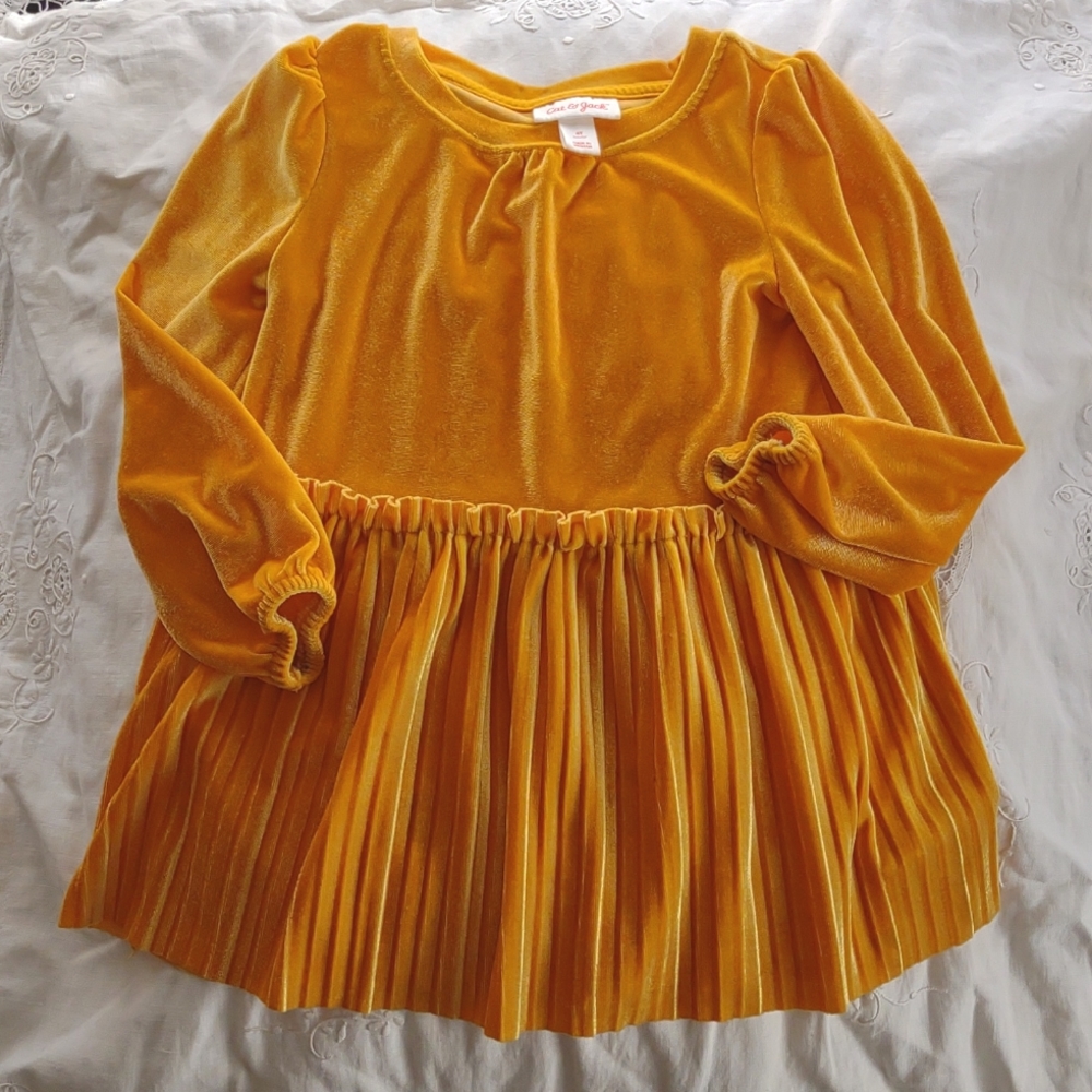 Girls Velvet Dress